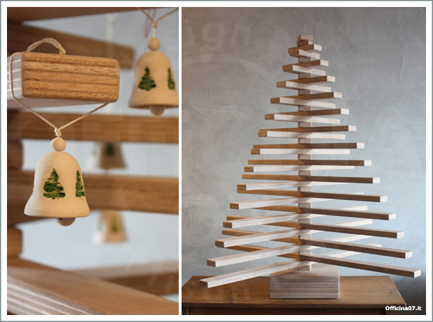 wooden christmas tree
