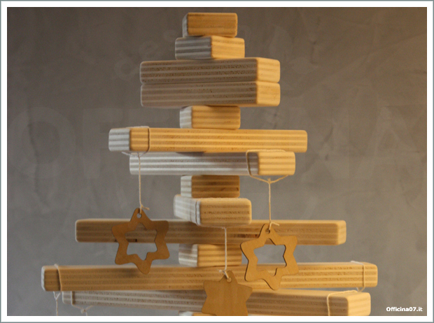wooden christmas tree