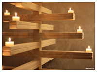 Albero di Natale in legno